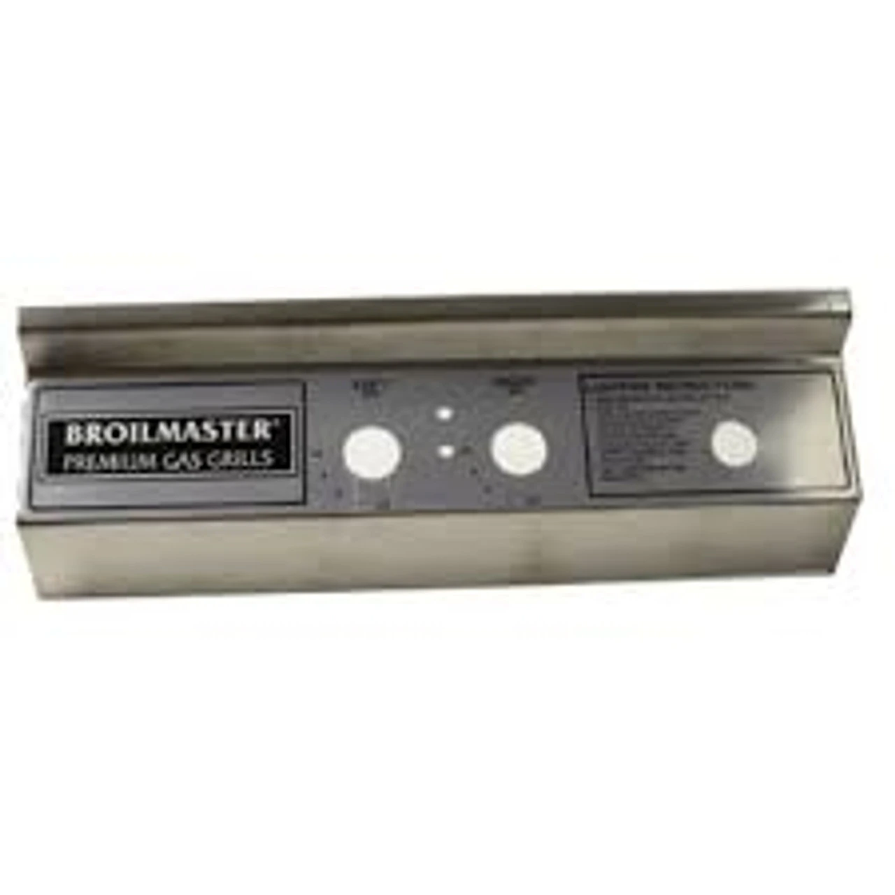 Broilmaster B100752 Stainless Steel Control Panel And Label Assembly For P4 3 Broilmaster B100752 Stainless Steel Control Panel And Label Assembly For P4