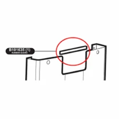 Broilmaster B101635 Channel Edge Protector For PCB1, DCB1