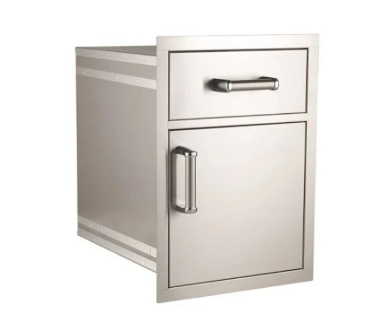 Fire Magic 54018S Flush Mount Medium Pantry Door & Drawer Combo 3 Fire Magic 54018S Flush Mount Medium Pantry Door & Drawer Combo
