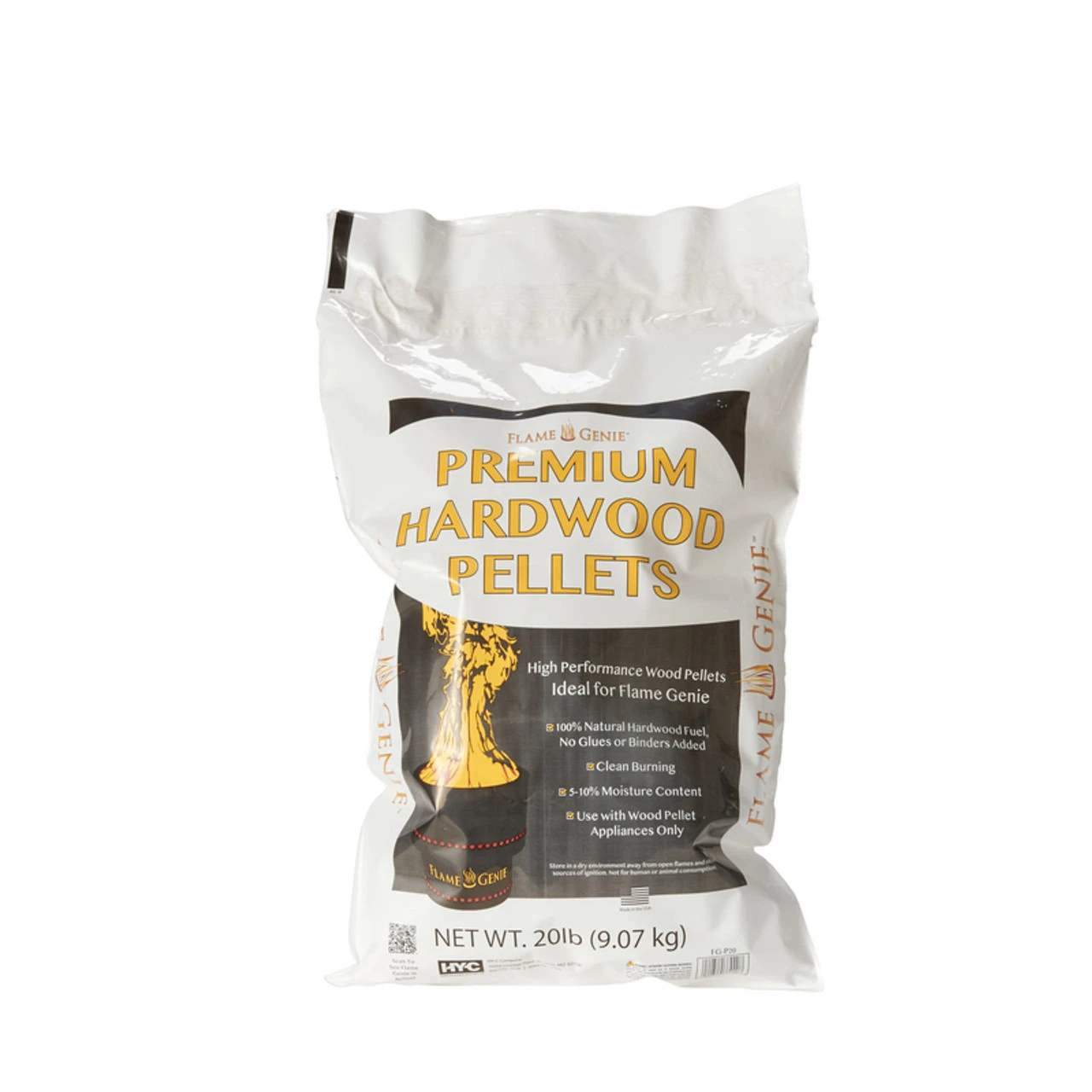 Flame Genie Premium Hardwood Wood Pellet Fuel 20 Lb. 3 Flame Genie Premium Hardwood Wood Pellet Fuel 20 Lb.
