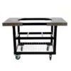 Primo PG00320 Cart Base With Basket & Stainless Steel Side Shelves For Jr. Grills -Grill Top Griddle Store pg00320 35028.1734971715
