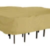 Classic Accessories 82" X 106" Brown Polyester Dining Set Cover -Grill Top Griddle Store set2 77471.1638850039