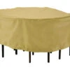 Classic Accessories 69 Inch Brown Polyester Dining Set Cover -Grill Top Griddle Store set 87700.1638850037