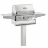 Fire Magic 22-SC01C-G6 Charcoal In Ground Post Mount Grill With Smoker Hood -Grill Top Griddle Store xbai67d5 57663.1735680920