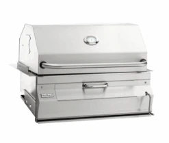 Fire Magic 12-SC01C-A Charcoal Slide-In Barbecue Grill With Smoker Hood